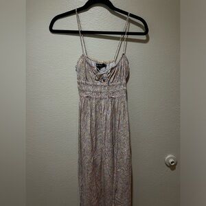 Floral light pastel flowy dress